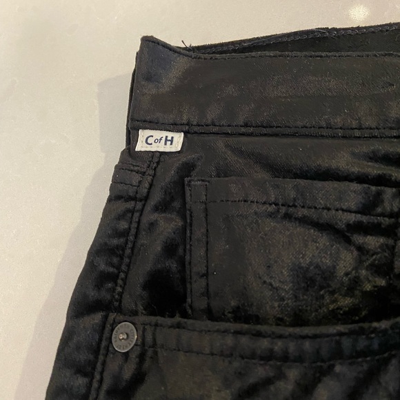 Citizens Of Humanity Crushed Velvet Pants. Size 29. Stormy Black. - Picture 7 of 12